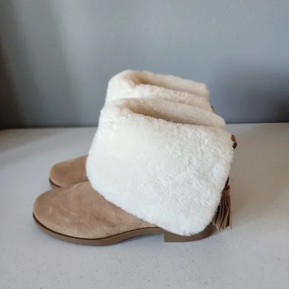 Larroude Suede Bootie "NEW" - Picture 5 of 16